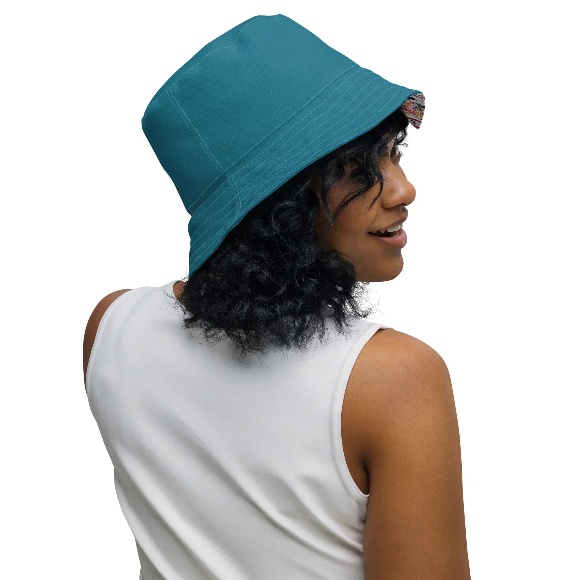 Khiva Suzani Reversible Bucket Hat - The Global Wanderer
