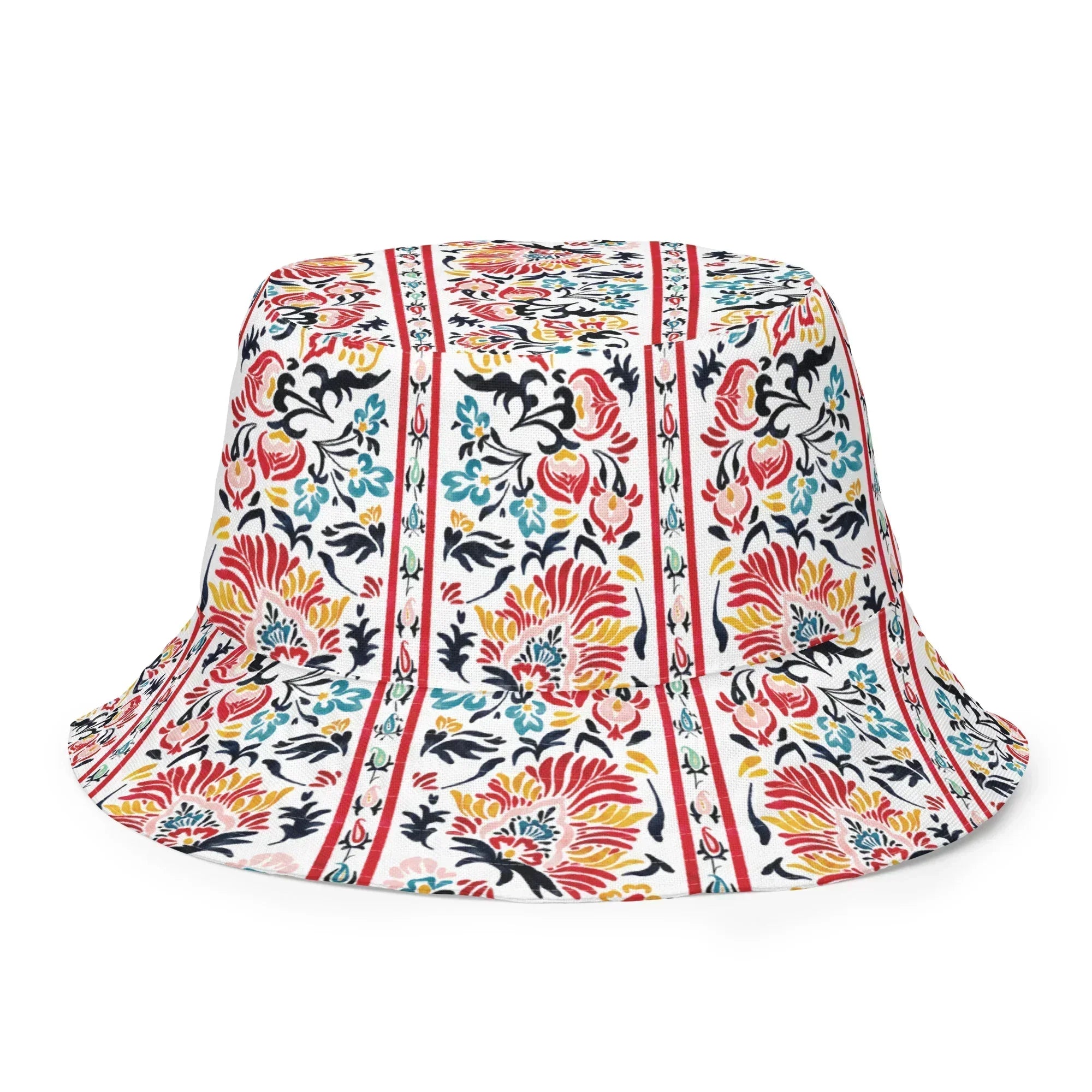 Khiva Suzani Reversible Bucket Hat - The Global Wanderer