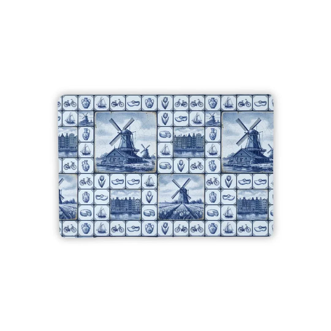 Kinderdijk Sky Desk Mat - The Global Wanderer