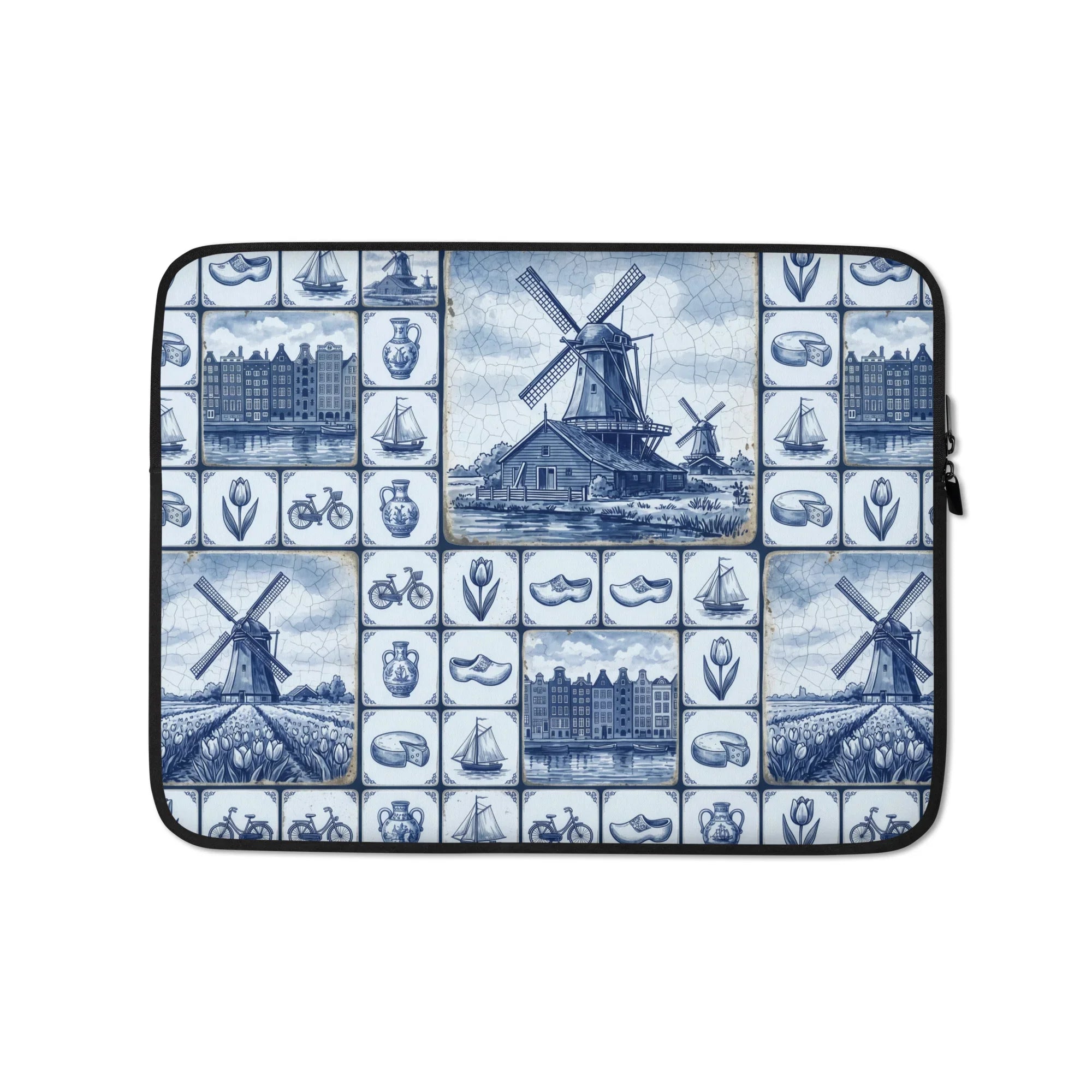 Kinderdijk Sky Laptop Case - The Global Wanderer