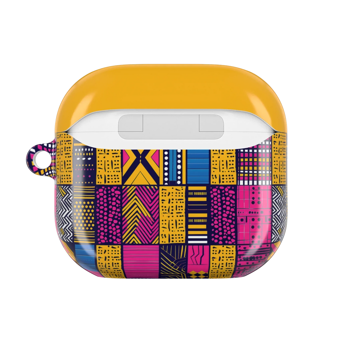 Kumasi Rose Kente Cloth AirPods 4 Case - The Global Wanderer