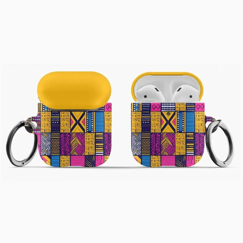 Ghanaian Kente Cloth AirPod Pro Case - The Global Wanderer