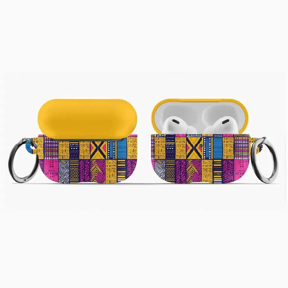 Ghanaian Kente Cloth AirPod Pro Case - The Global Wanderer
