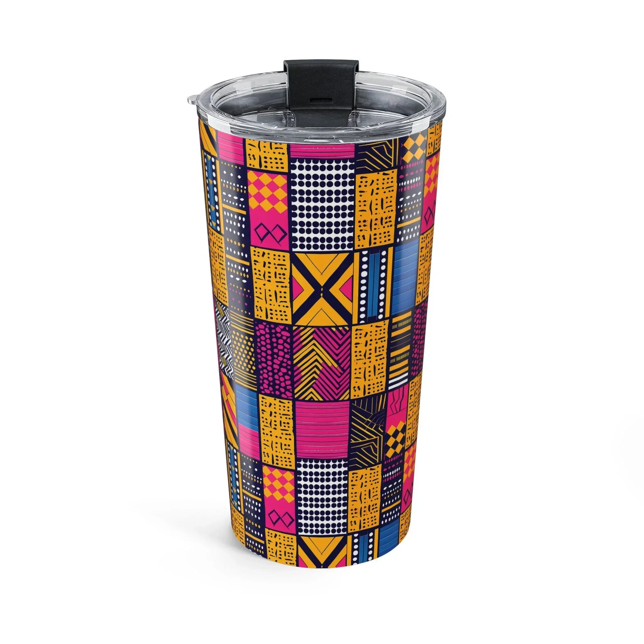 Kumasi Rose Kente Cloth Tumbler - The Global Wanderer