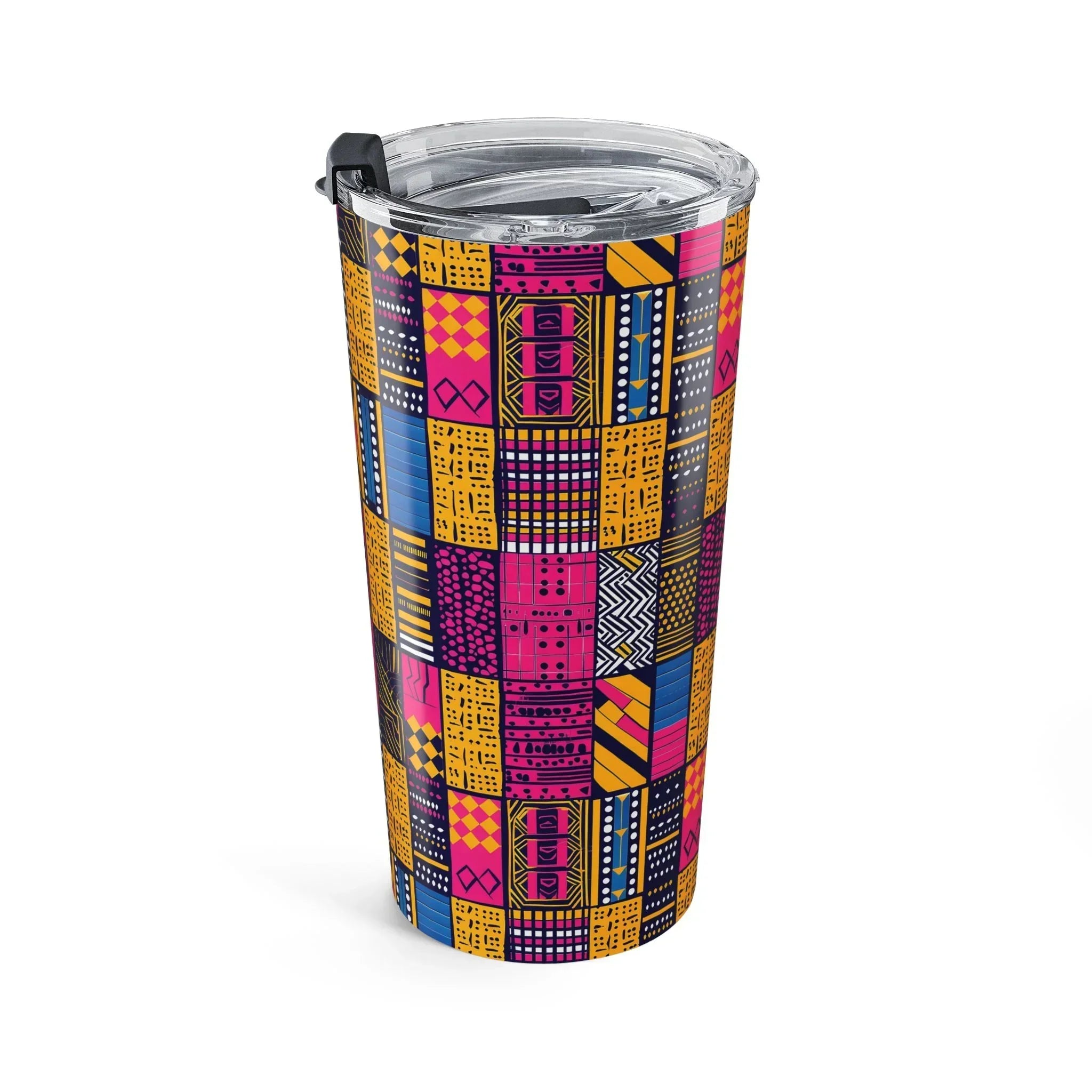 Kumasi Rose Kente Cloth Tumbler - The Global Wanderer
