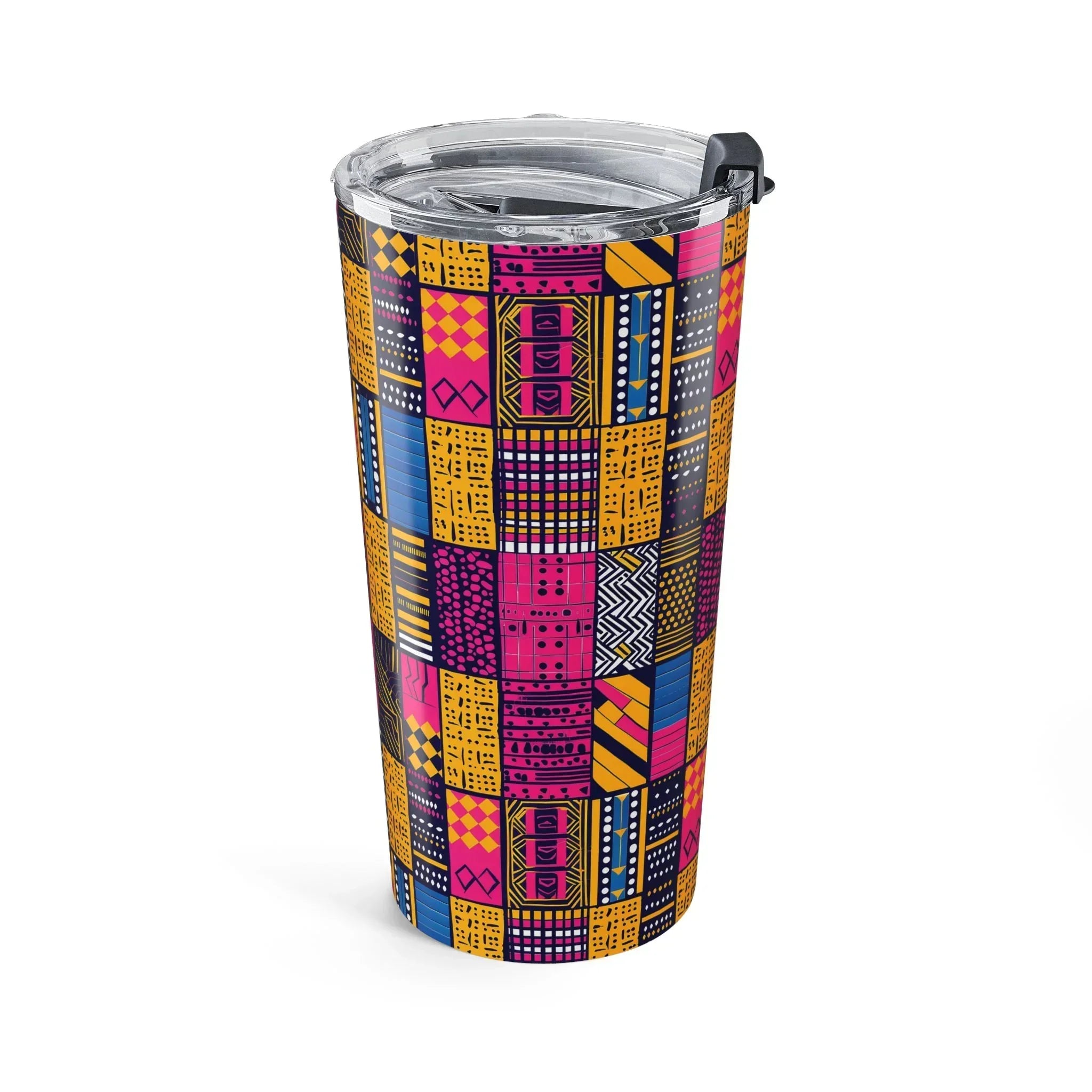 Kumasi Rose Kente Cloth Tumbler - The Global Wanderer