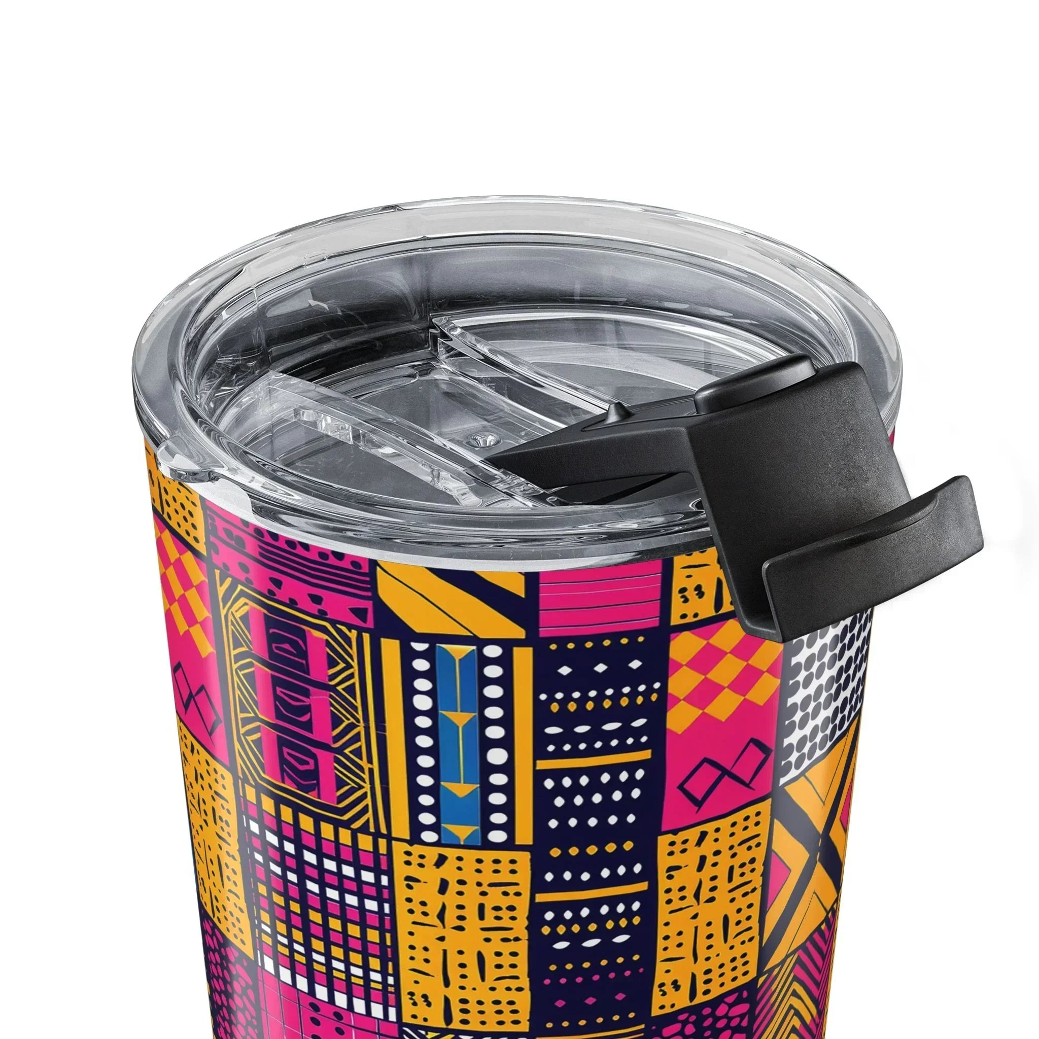 Kumasi Rose Kente Cloth Tumbler - The Global Wanderer