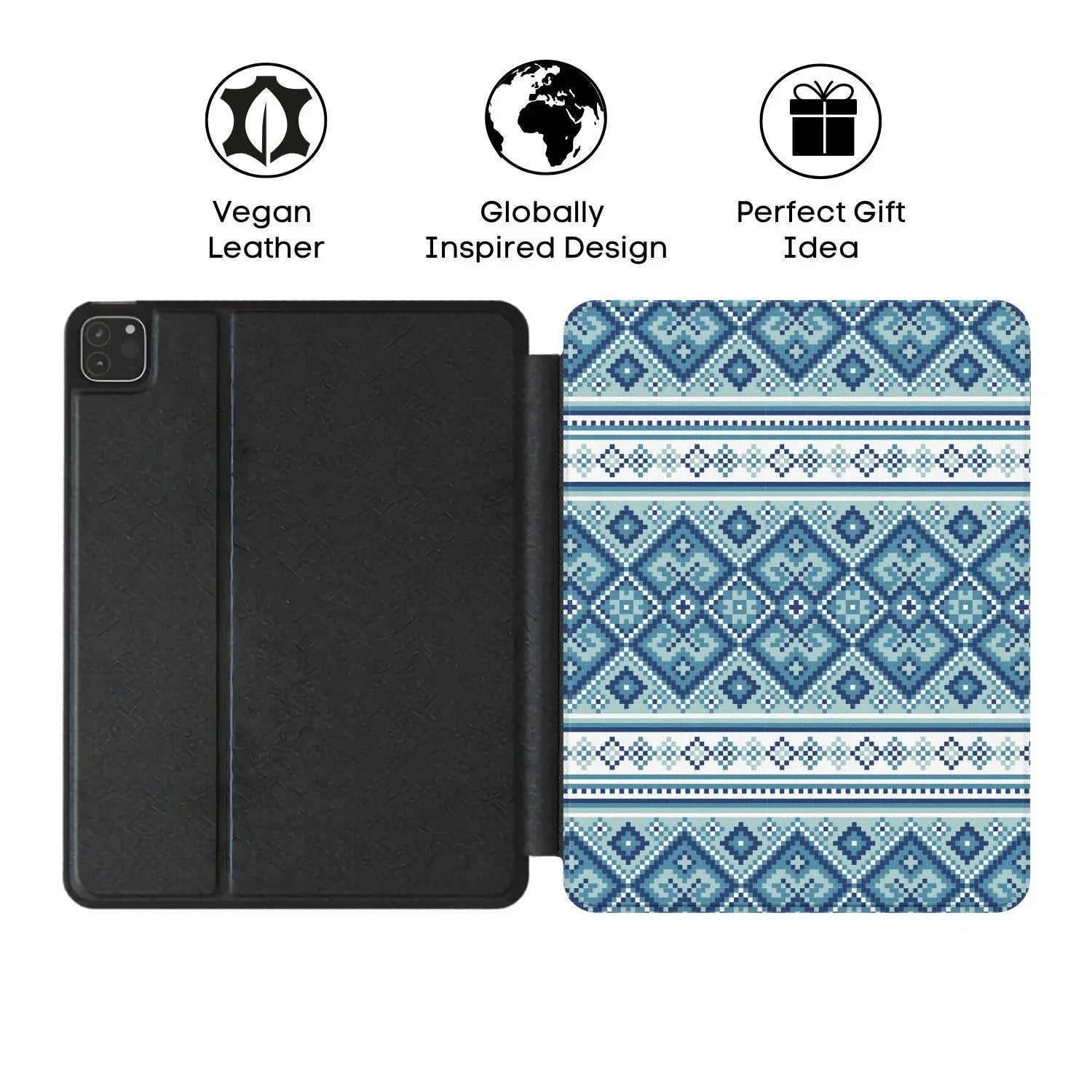 Kyiv Sky Vyshyvanka iPad Case - The Global Wanderer