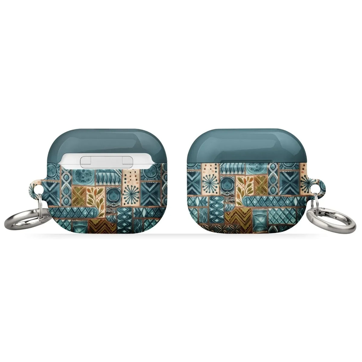 Lagoon Current Tapa Cloth AirPods 3 Case - The Global Wanderer