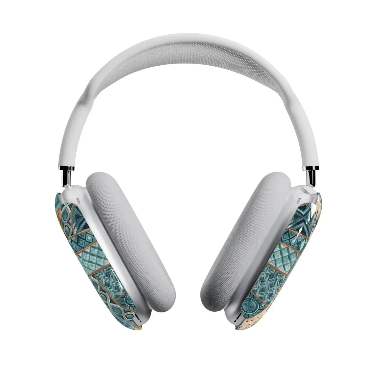 Lagoon Current Tapa Cloth AirPods Max Case - The Global Wanderer