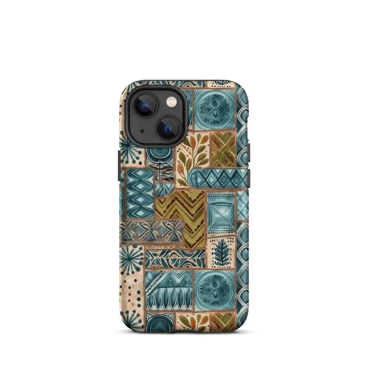 Lagoon Current Tapa Cloth iPhone Case - The Global Wanderer