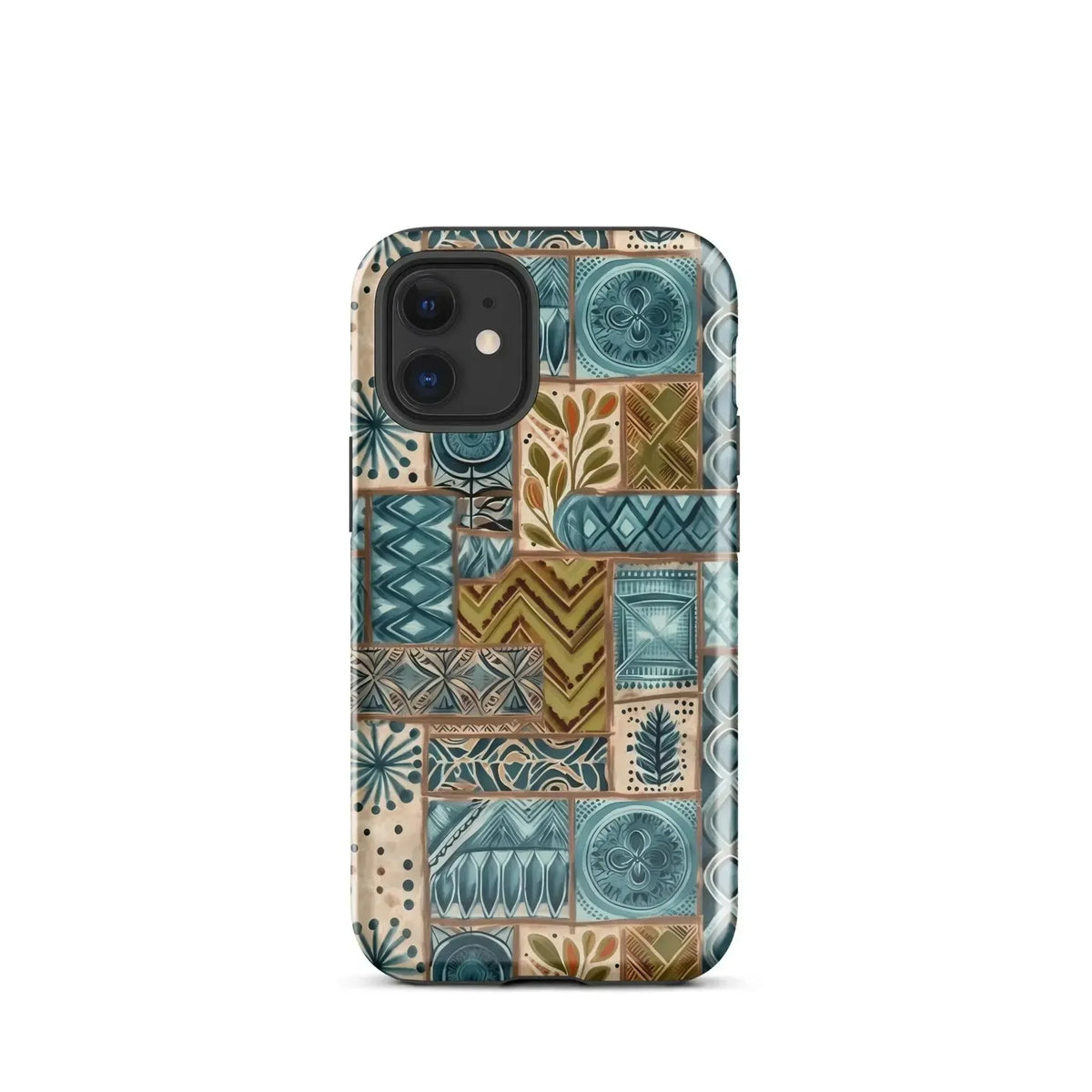 Lagoon Current Tapa Cloth iPhone Case - The Global Wanderer