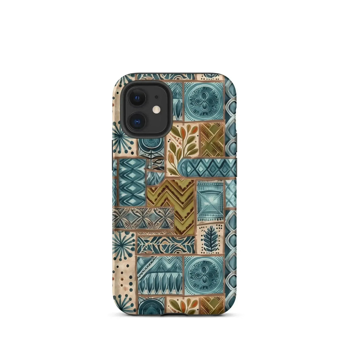 Lagoon Current Tapa Cloth iPhone Case - The Global Wanderer