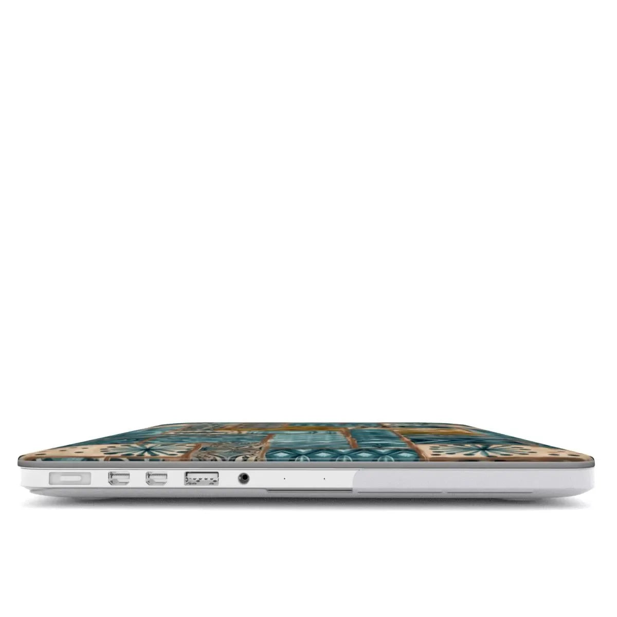 Lagoon Current Tapa Cloth MacBook Case - The Global Wanderer