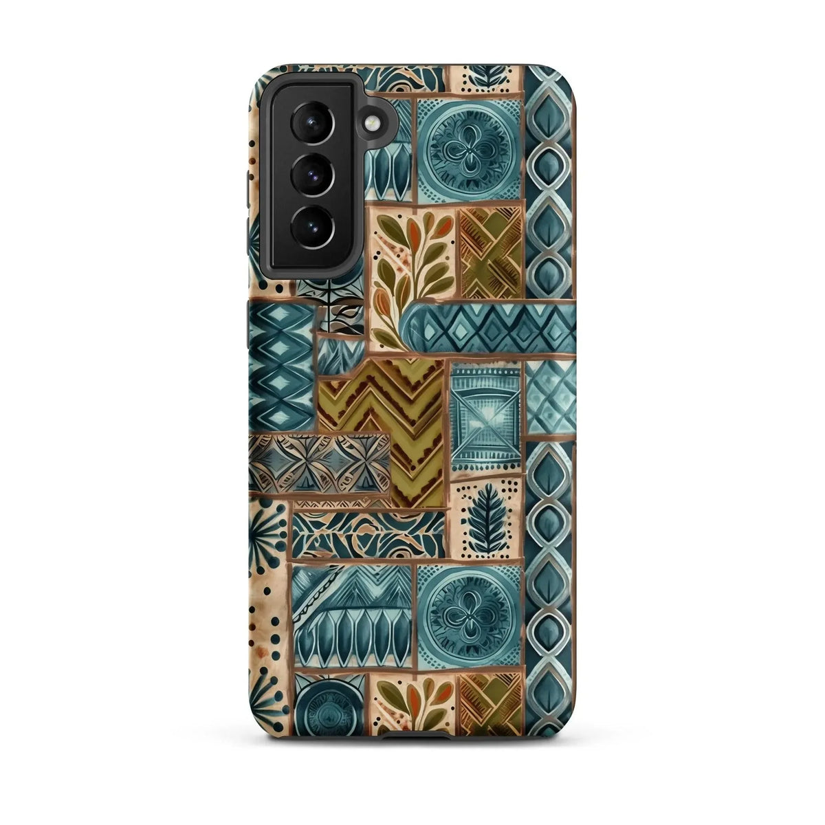Lagoon Current Tapa Cloth Samsung Case - The Global Wanderer