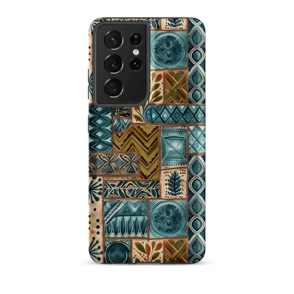 Lagoon Current Tapa Cloth Samsung Case - The Global Wanderer