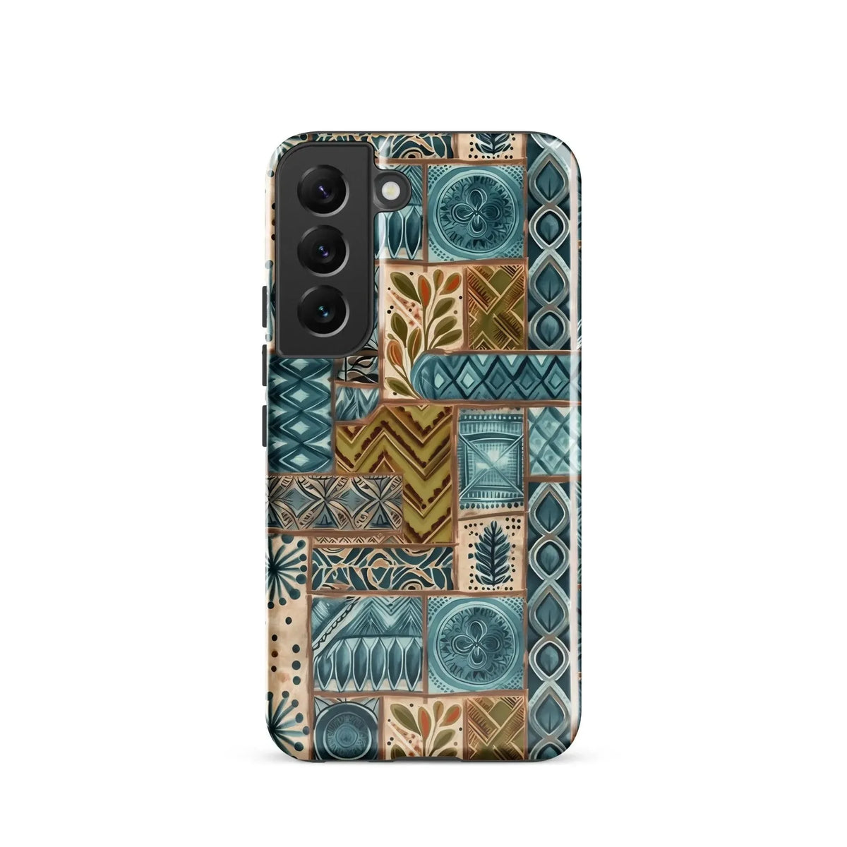 Lagoon Current Tapa Cloth Samsung Case - The Global Wanderer