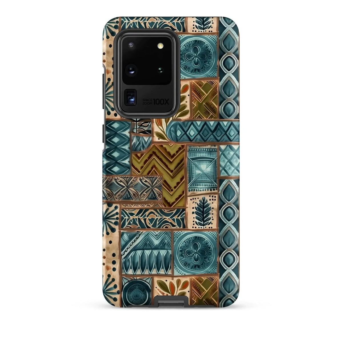 Lagoon Current Tapa Cloth Samsung Case - The Global Wanderer