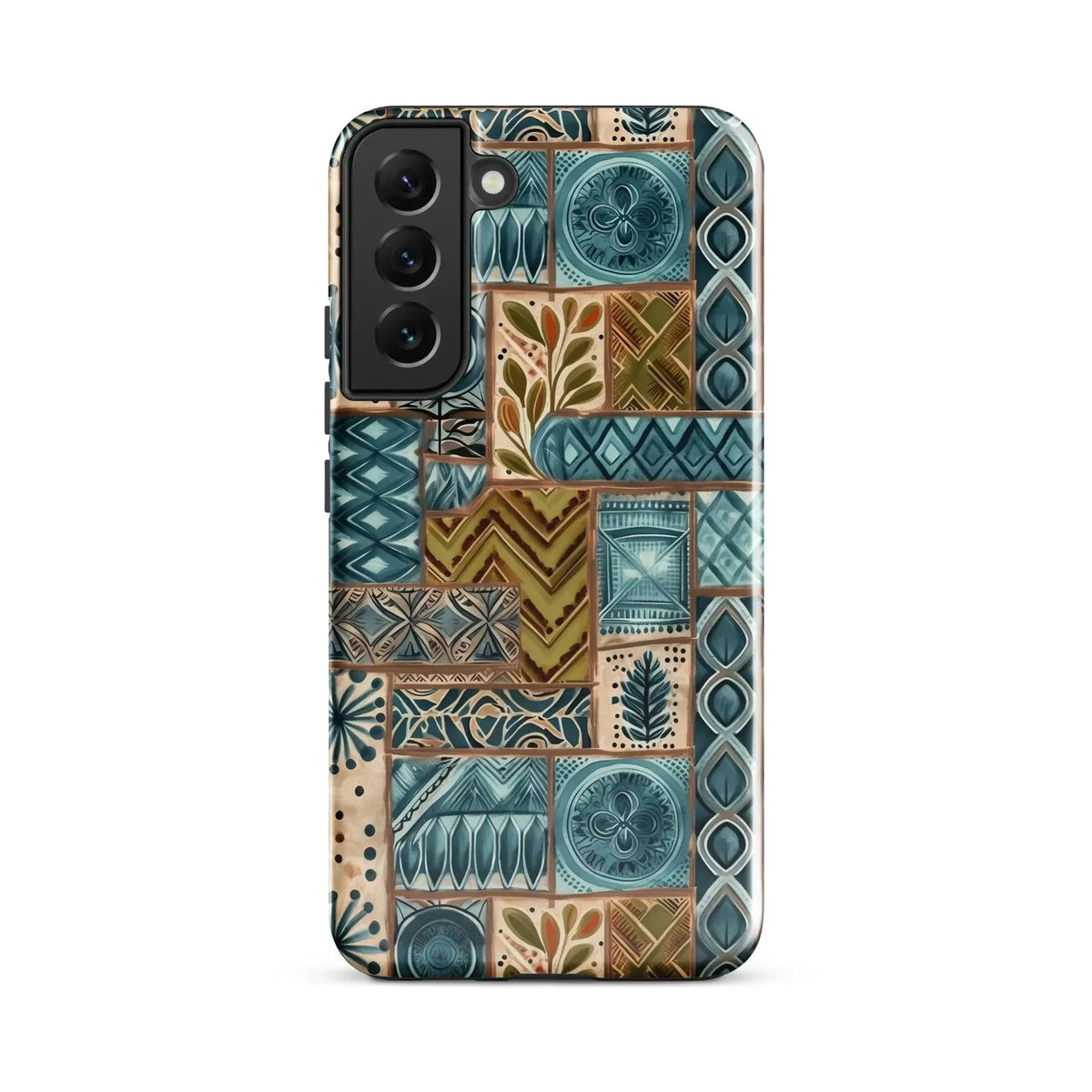 Lagoon Current Tapa Cloth Samsung Case - The Global Wanderer