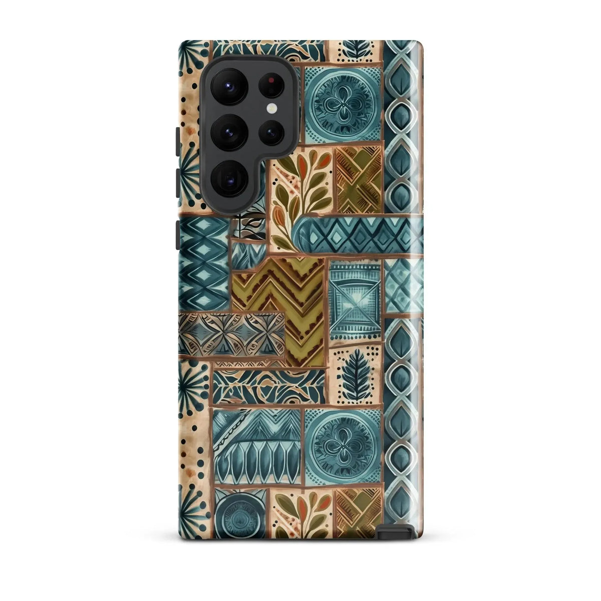 Lagoon Current Tapa Cloth Samsung Case - The Global Wanderer