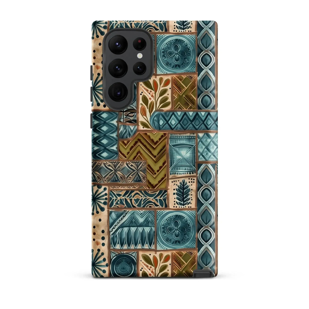 Lagoon Current Tapa Cloth Samsung Case - The Global Wanderer