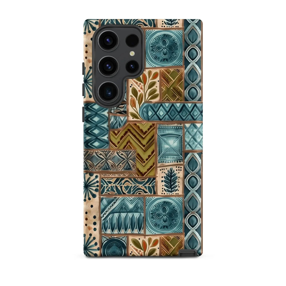 Lagoon Current Tapa Cloth Samsung Case - The Global Wanderer