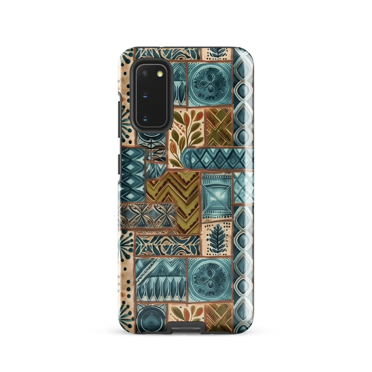 Lagoon Current Tapa Cloth Samsung Case - The Global Wanderer