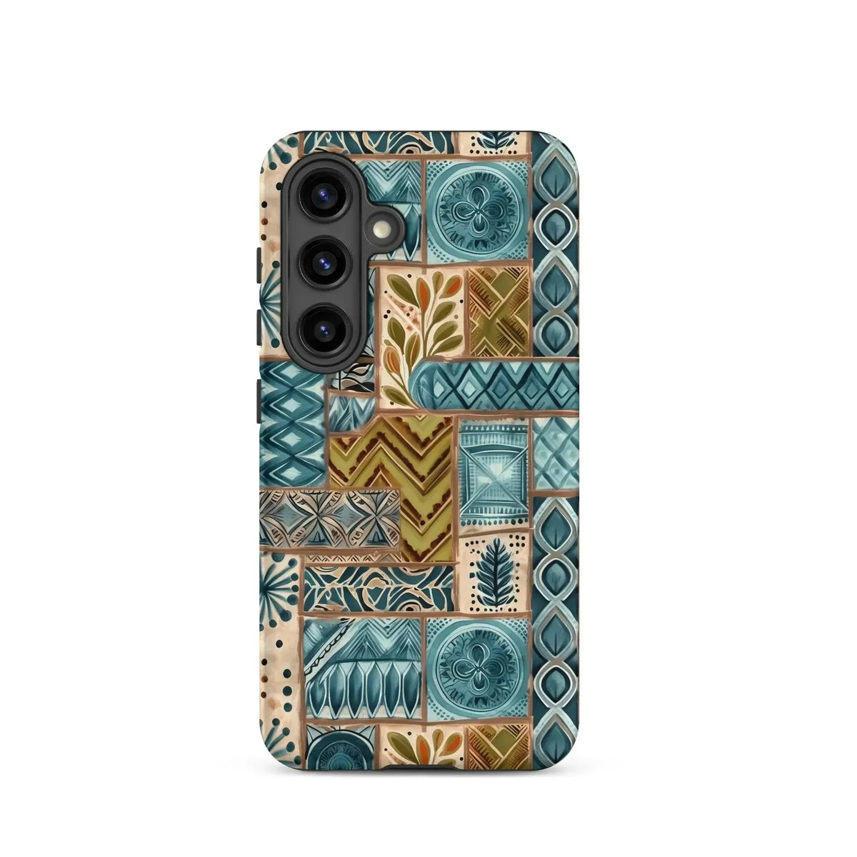 Lagoon Current Tapa Cloth Samsung Case - The Global Wanderer