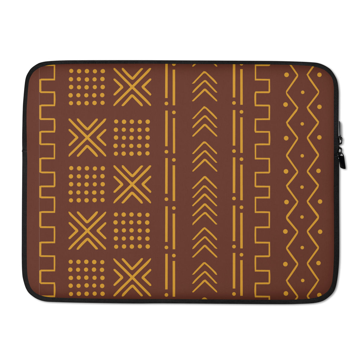 Ségou Clay Mud Cloth Laptop Case - The Global Wanderer