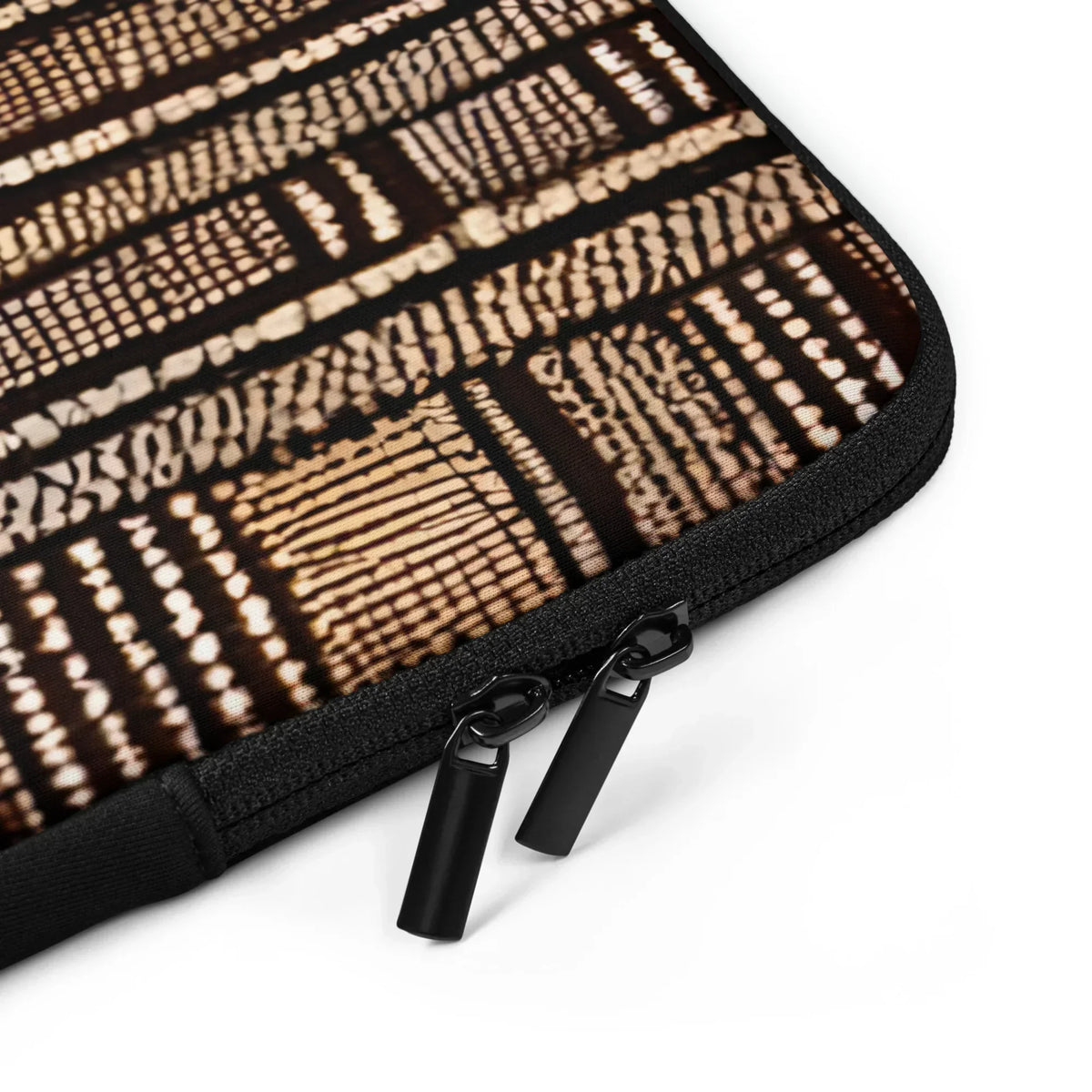 Terra Stripes Mud Cloth Laptop Case - The Global Wanderer