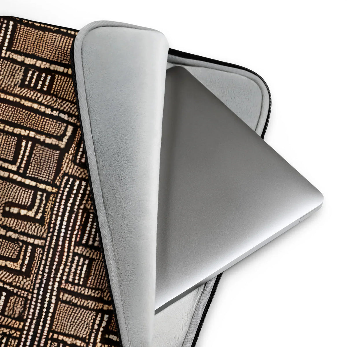 Terra Stripes Mud Cloth Laptop Case - The Global Wanderer