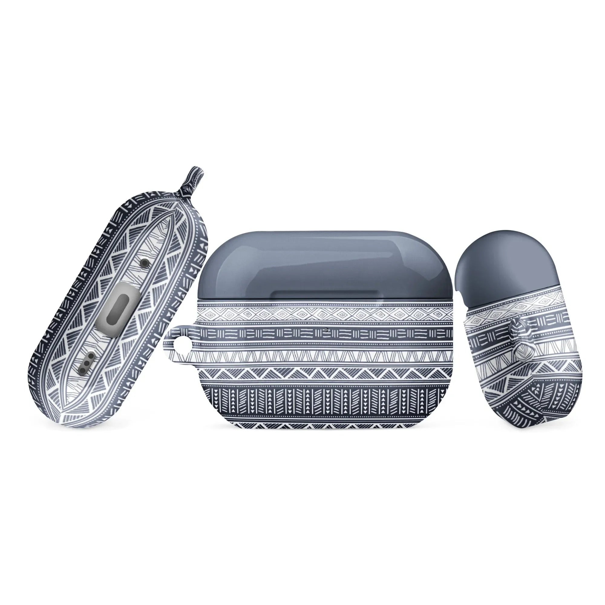 Light Blue African Blanket AirPod Pro 2 Case - The Global Wanderer
