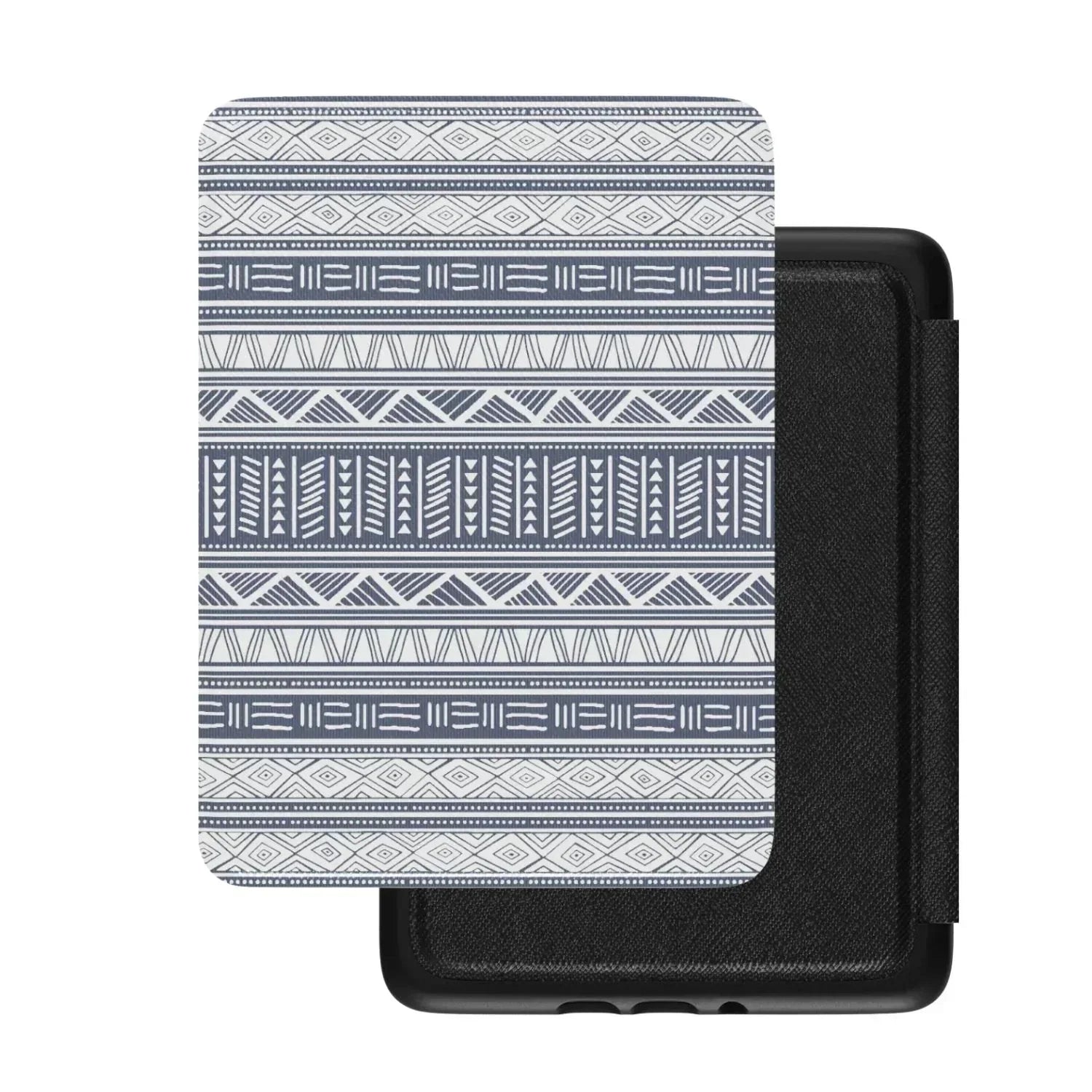 Light Blue African Blanket Kindle Case - The Global Wanderer