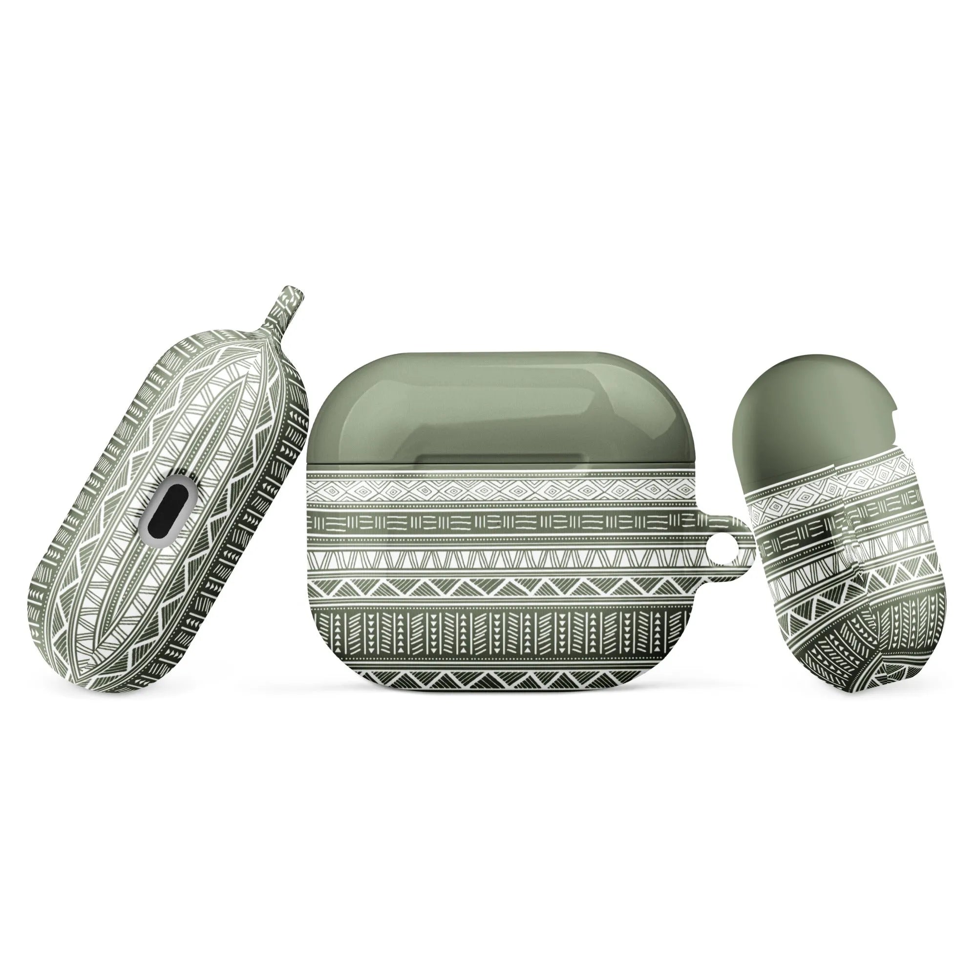 Light Green African Blanket AirPod 3 Case - The Global Wanderer