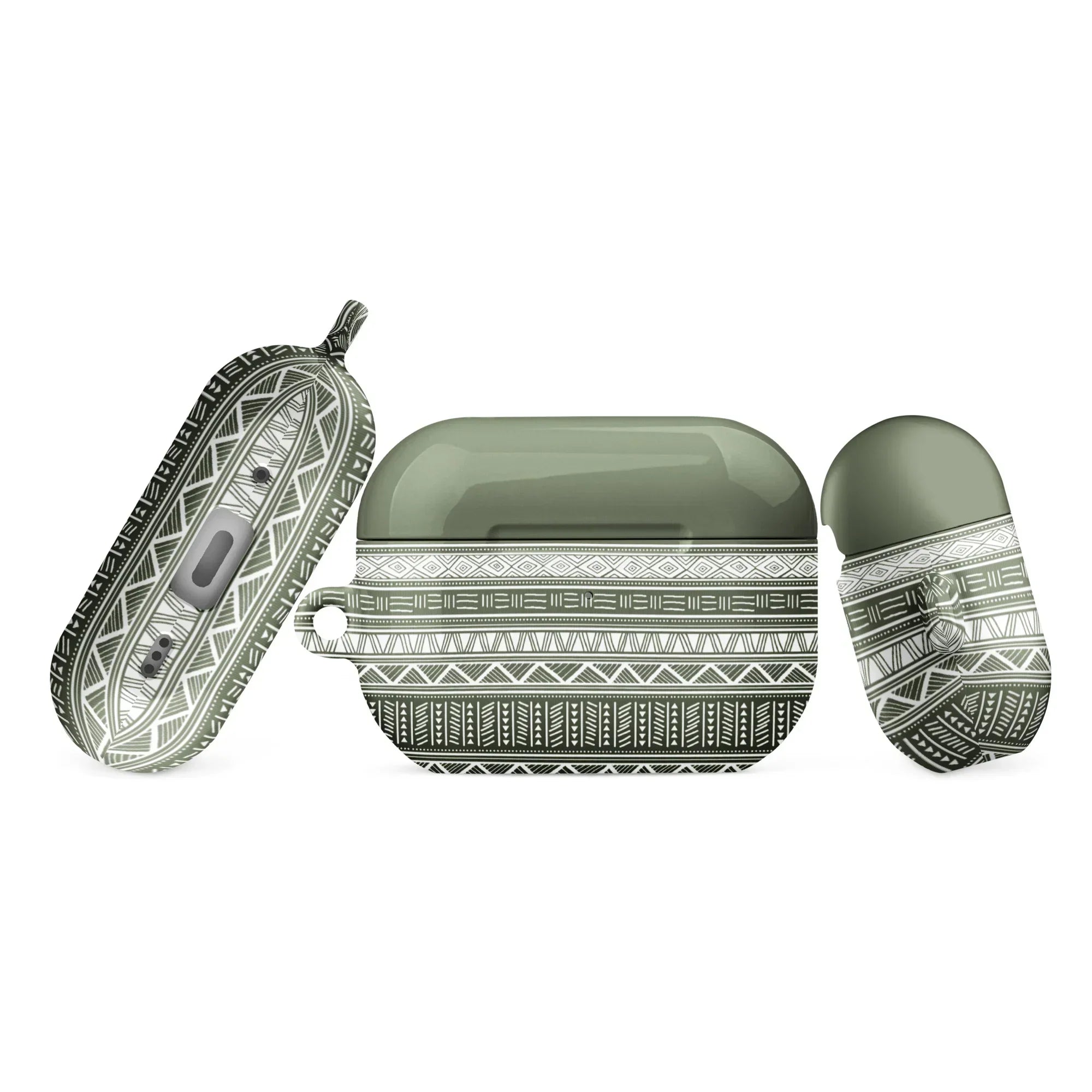 Light Green African Blanket AirPods Pro 2 Case - The Global Wanderer