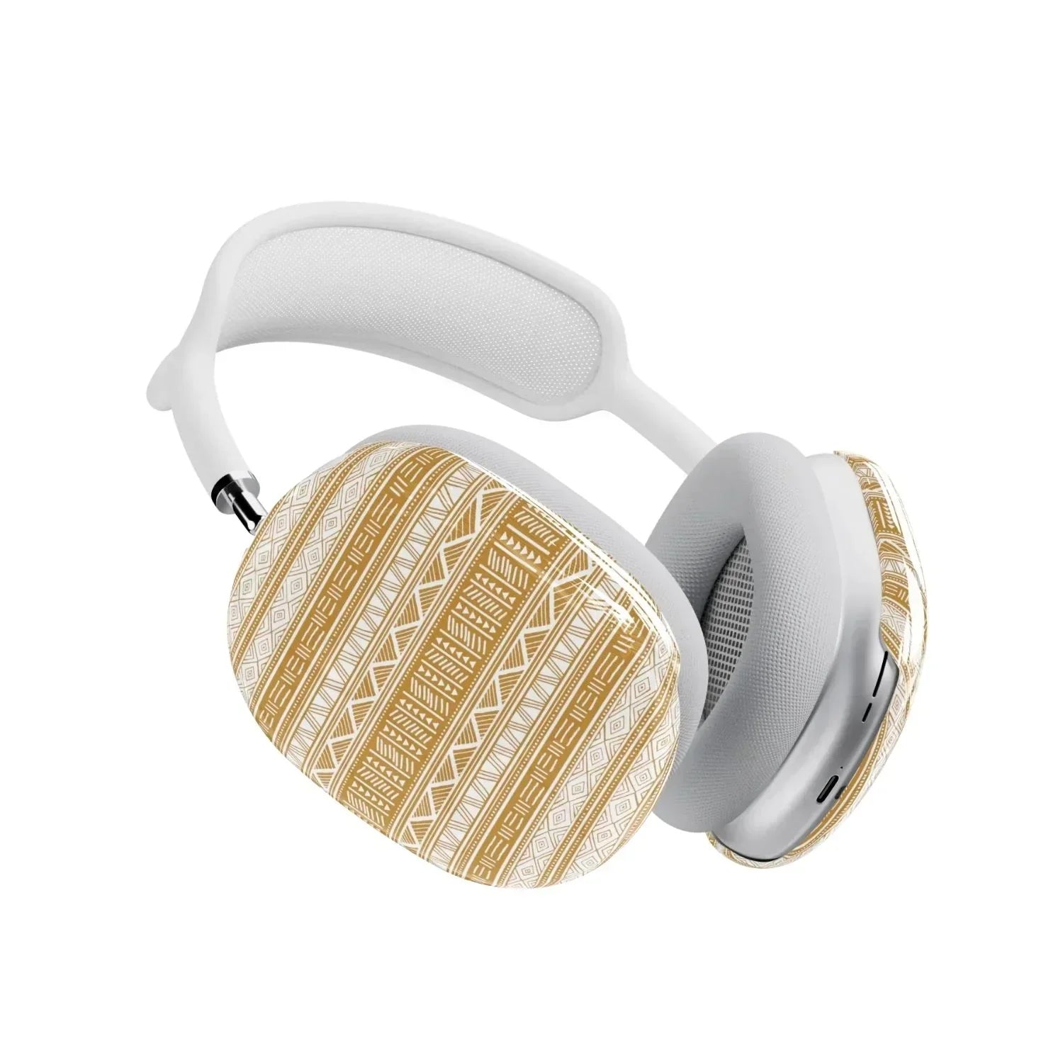 Light Yellow African Blanket AirPods Max Case - The Global Wanderer