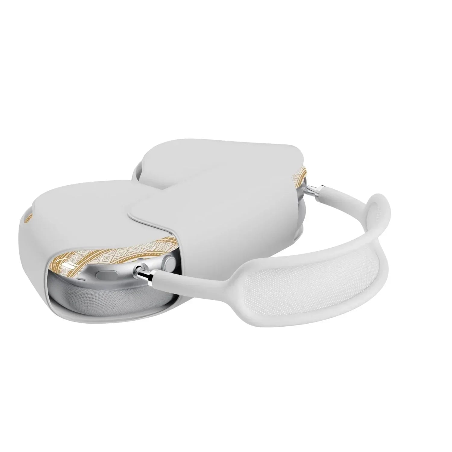 Light Yellow African Blanket AirPods Max Case - The Global Wanderer