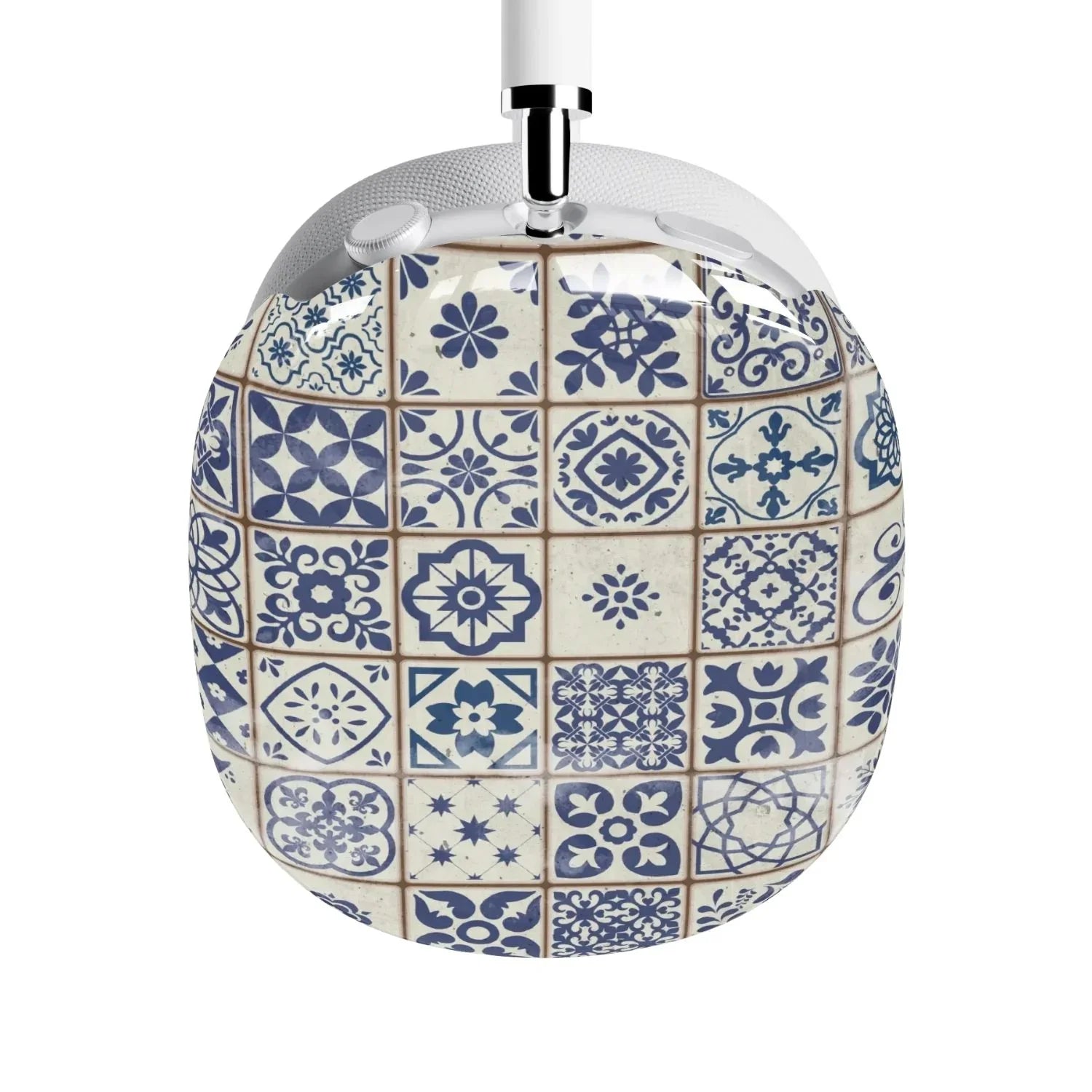 Lisboa Branco Tile AirPods Max Case - The Global Wanderer