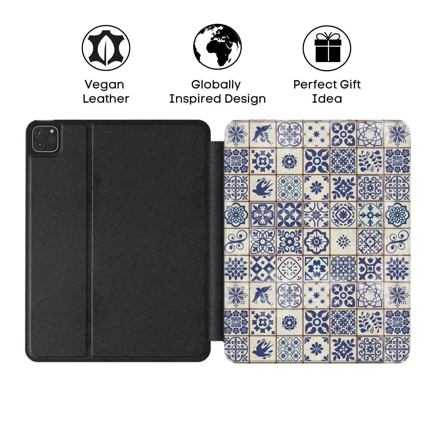 Lisboa Branco Tile iPad Case - The Global Wanderer