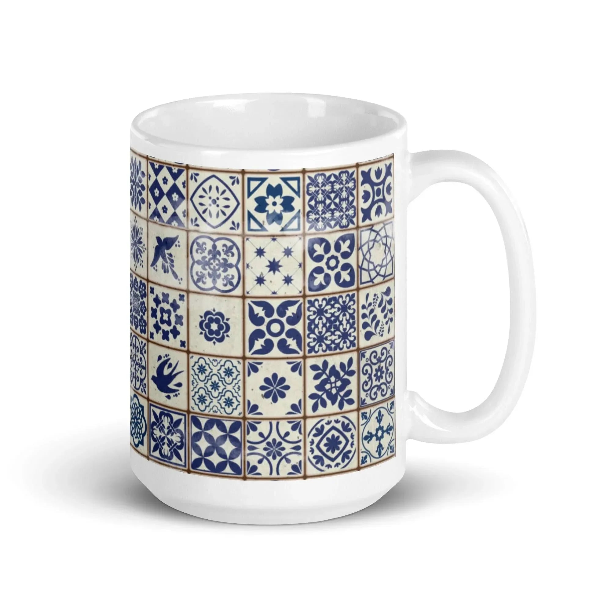 Portuguese Azulejo Tile Mug - The Global Wanderer