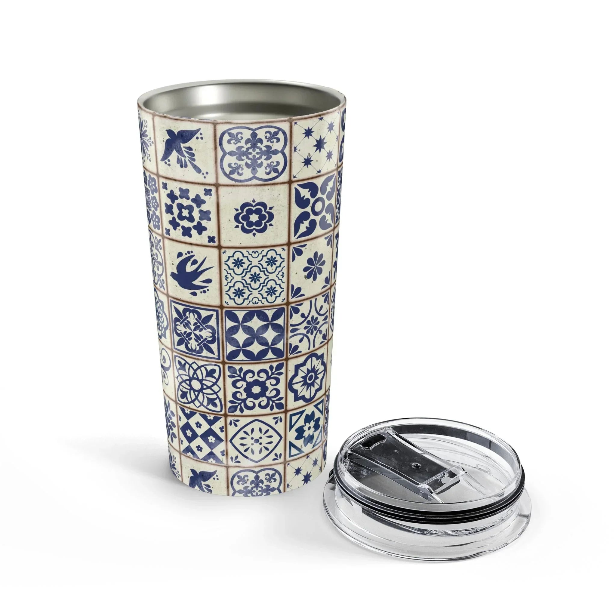 Lisboa Branco Tile Tumbler - The Global Wanderer