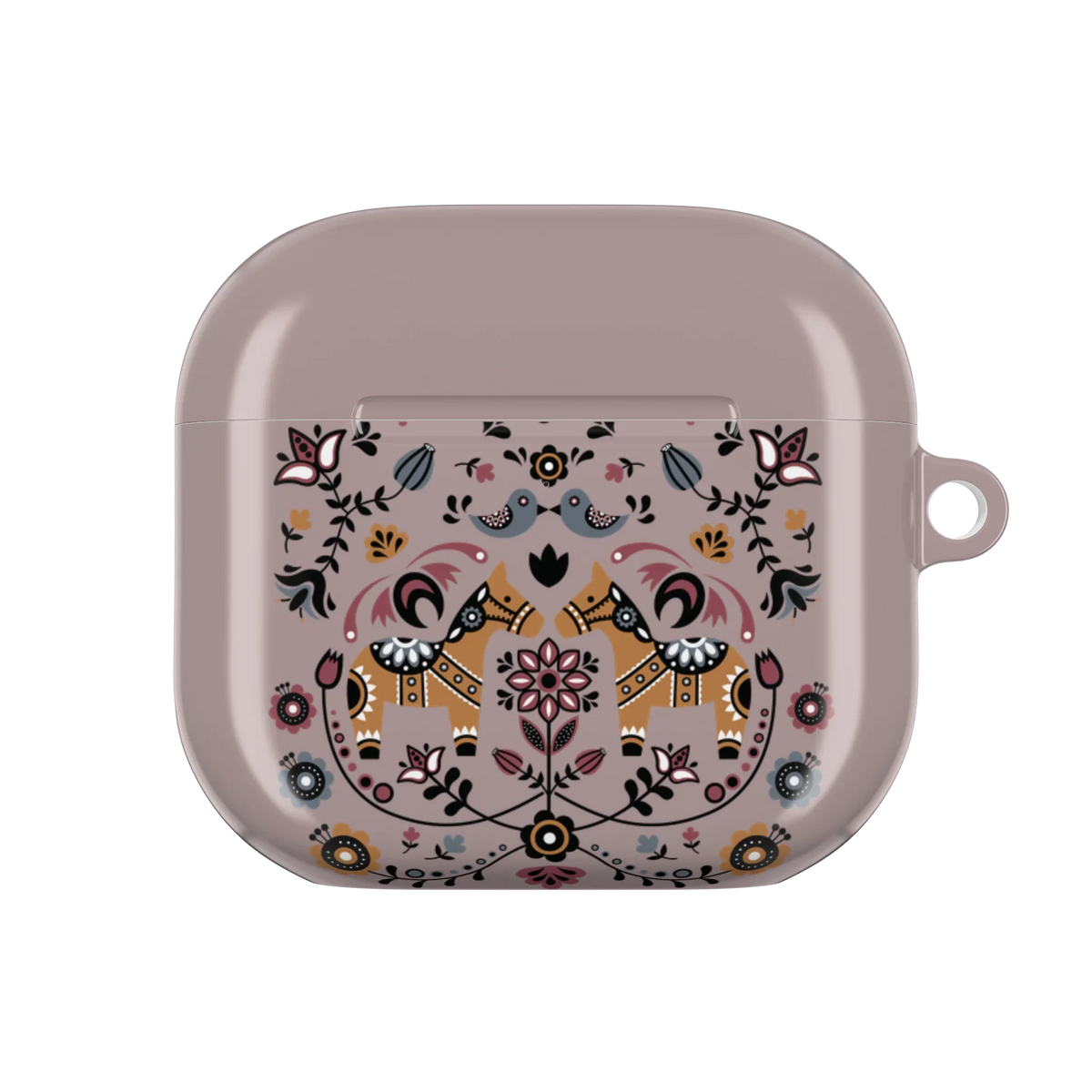 Ljungdimma Dala Horse AirPods 4 Case - The Global Wanderer