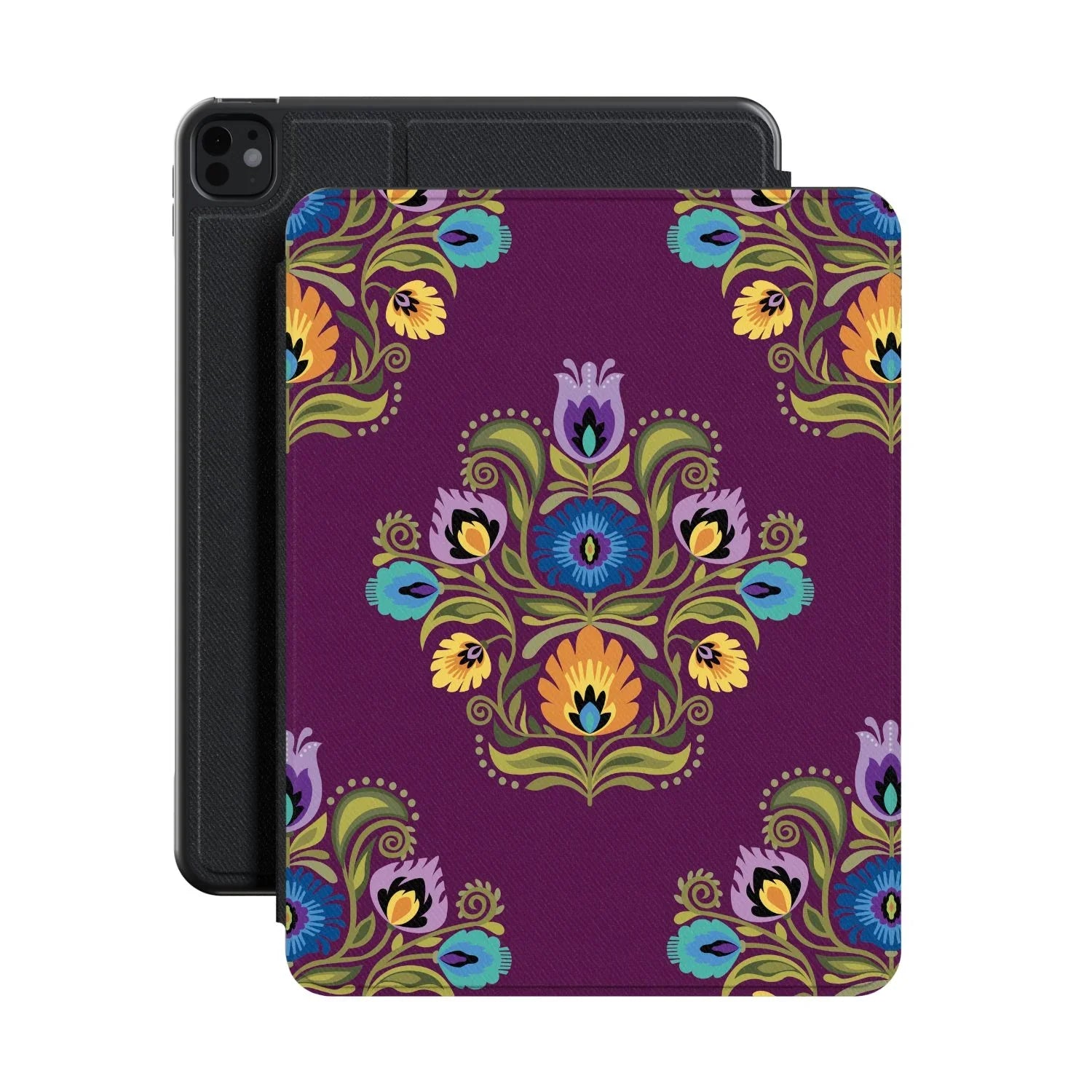 Łódź Plum Wycinanki iPad Case - The Global Wanderer