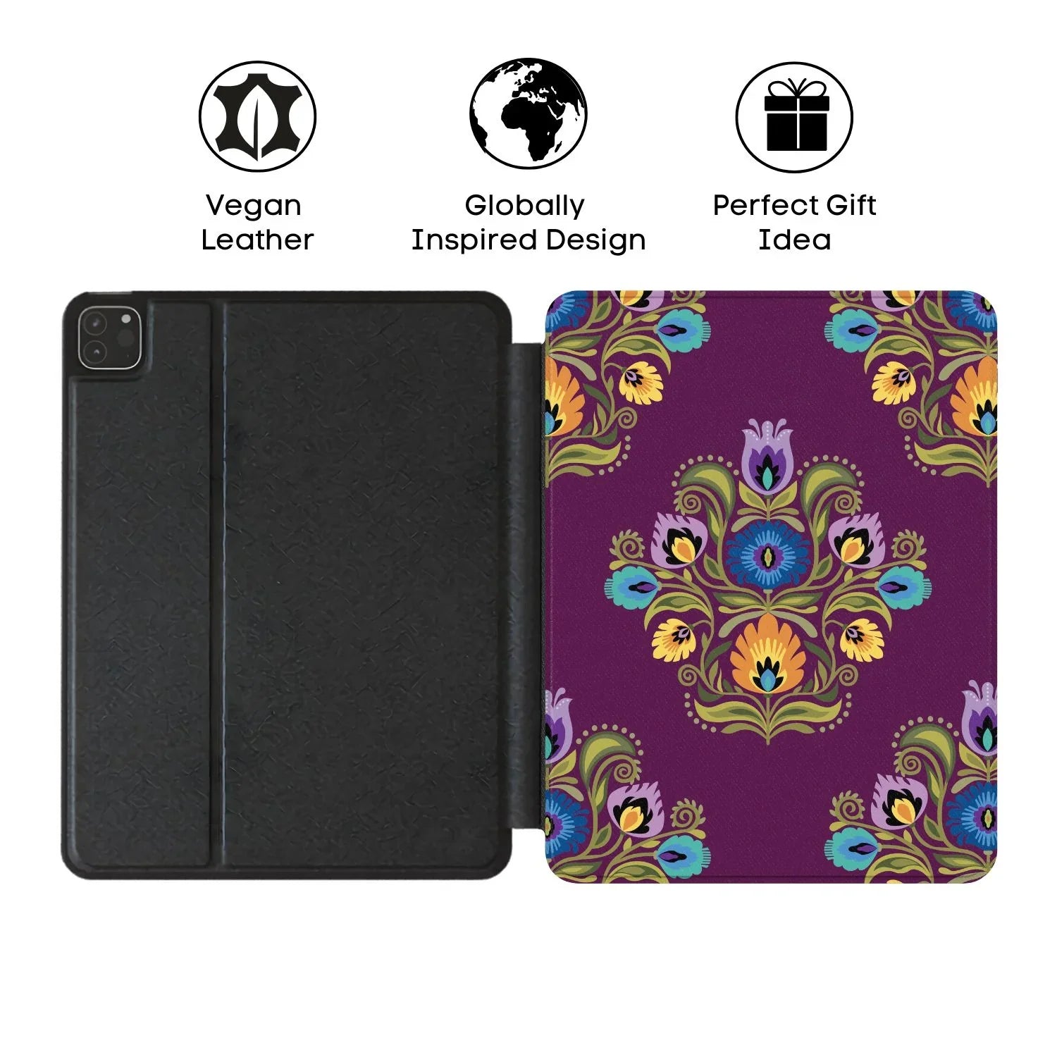 Łódź Plum Wycinanki iPad Case - The Global Wanderer