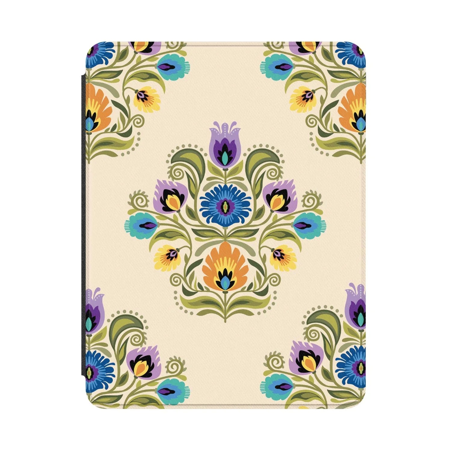 Łowicz Linen Wycinanki iPad Case - The Global Wanderer