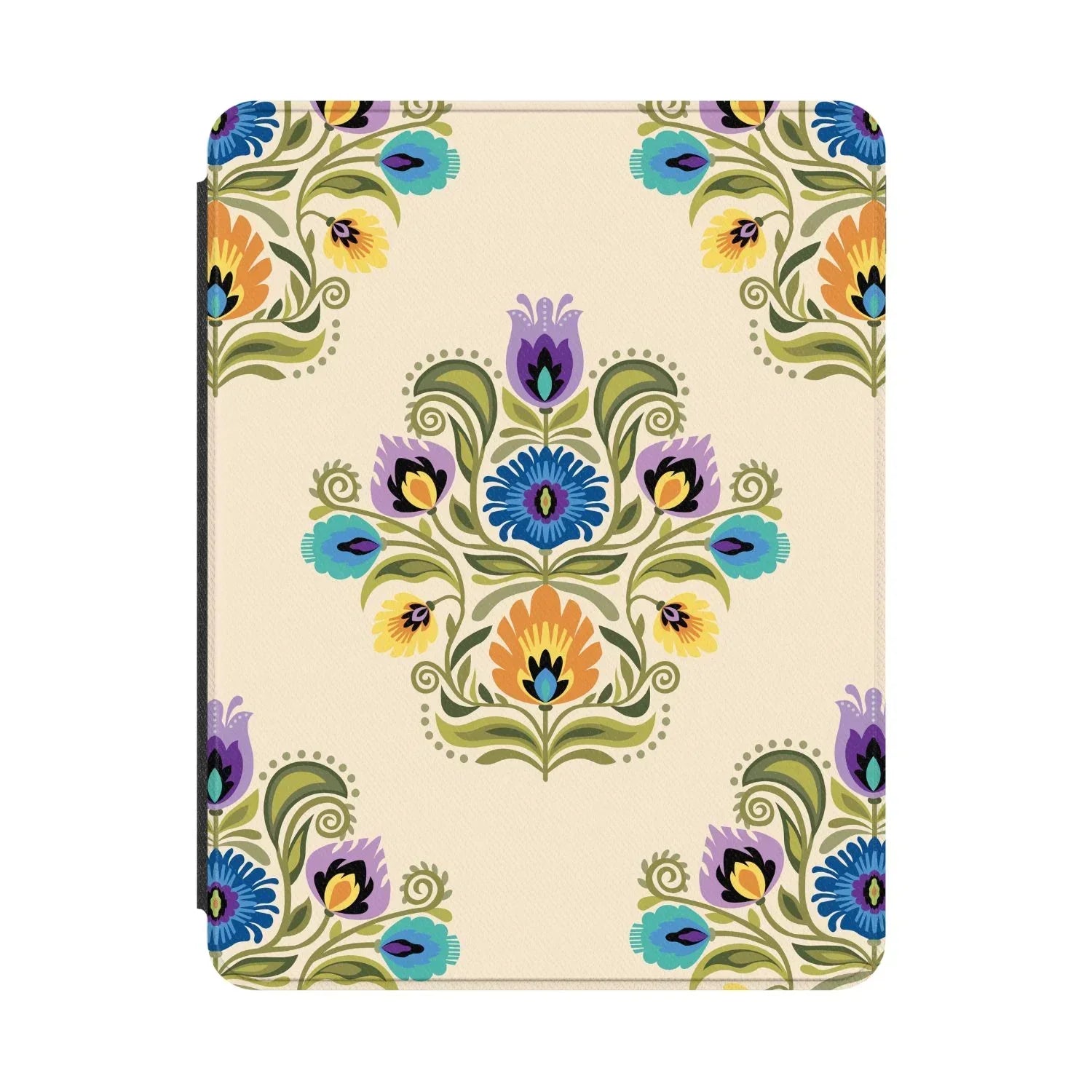Łowicz Linen Wycinanki iPad Case - The Global Wanderer