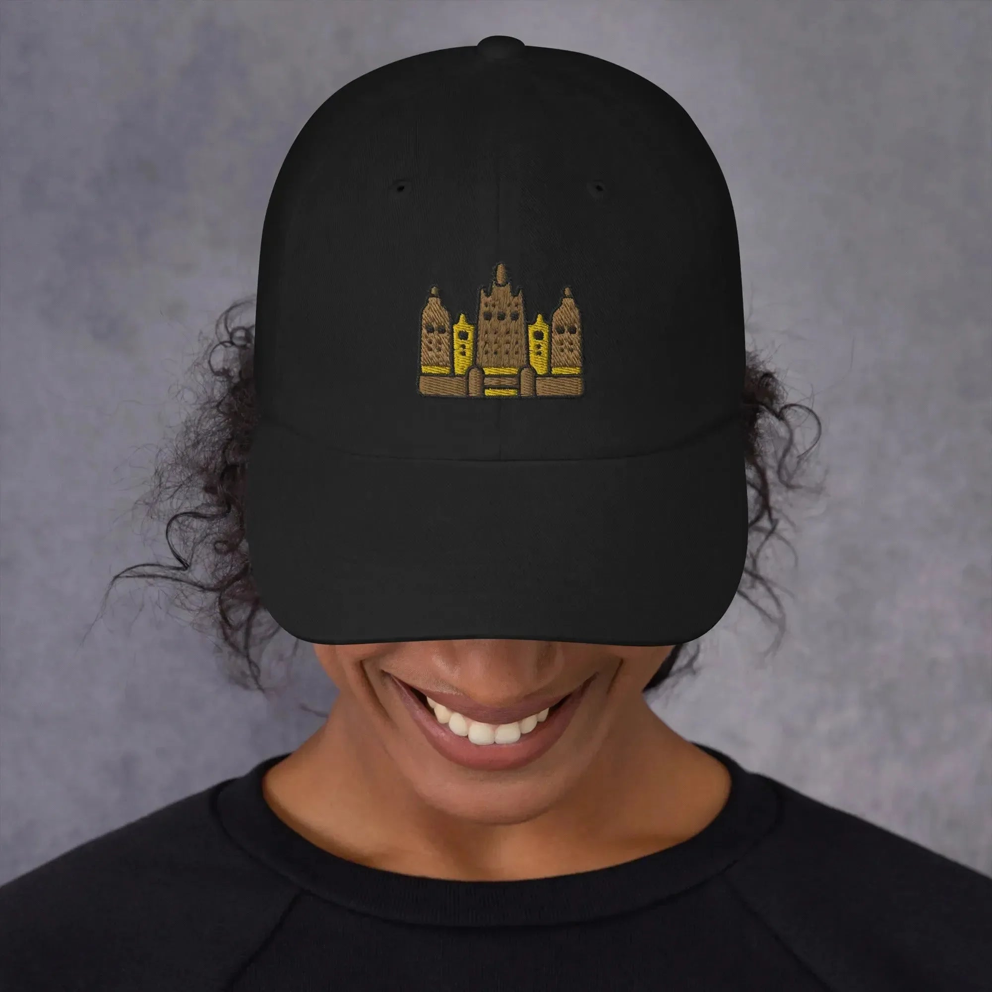 Malian Great Mosque Embroidered Dad Hat - The Global Wanderer