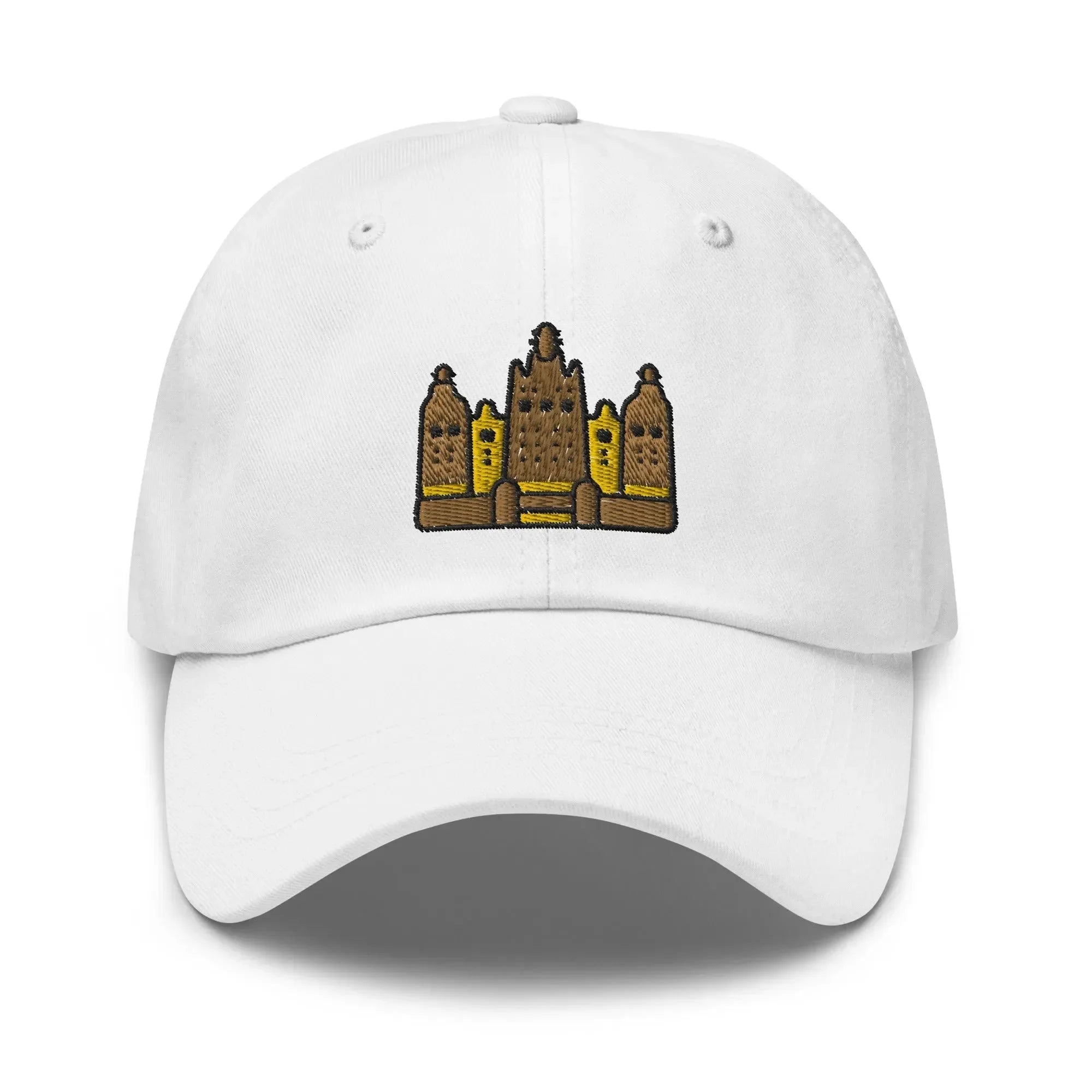 Malian Great Mosque Embroidered Dad Hat - The Global Wanderer