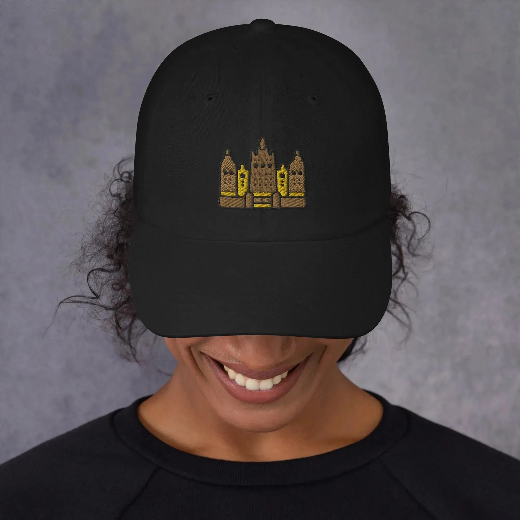 Malian Great Mosque Embroidered Dad Hat - The Global Wanderer
