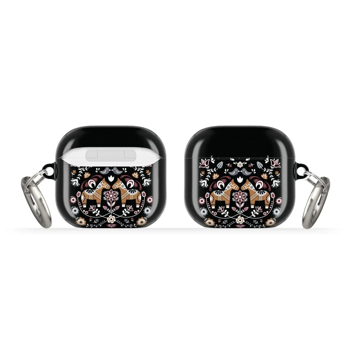 Månskugga Dala Horse AirPods 4 Case - The Global Wanderer